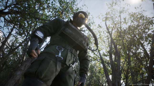 A screenshot of MGS 3's remake.