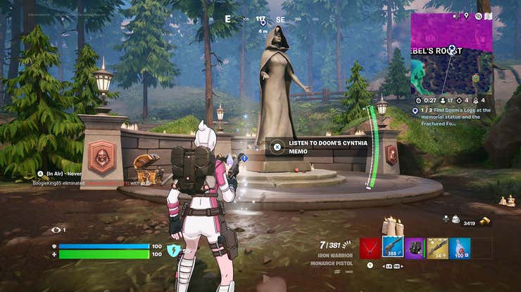 Image for How To Complete Fortnite's Latest Doctor Doom-Themed Quest