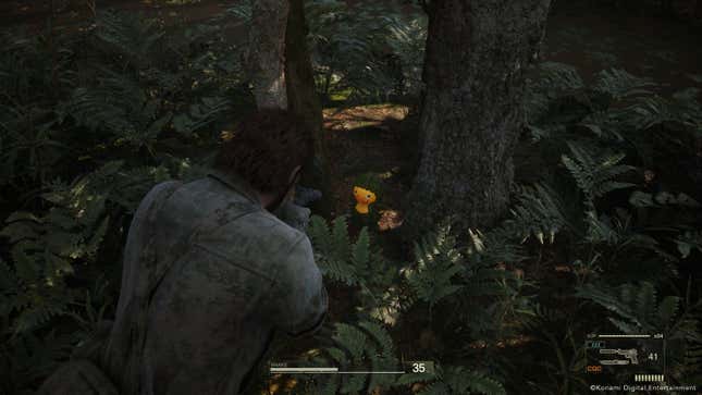 A screenshot of MGS 3's remake.